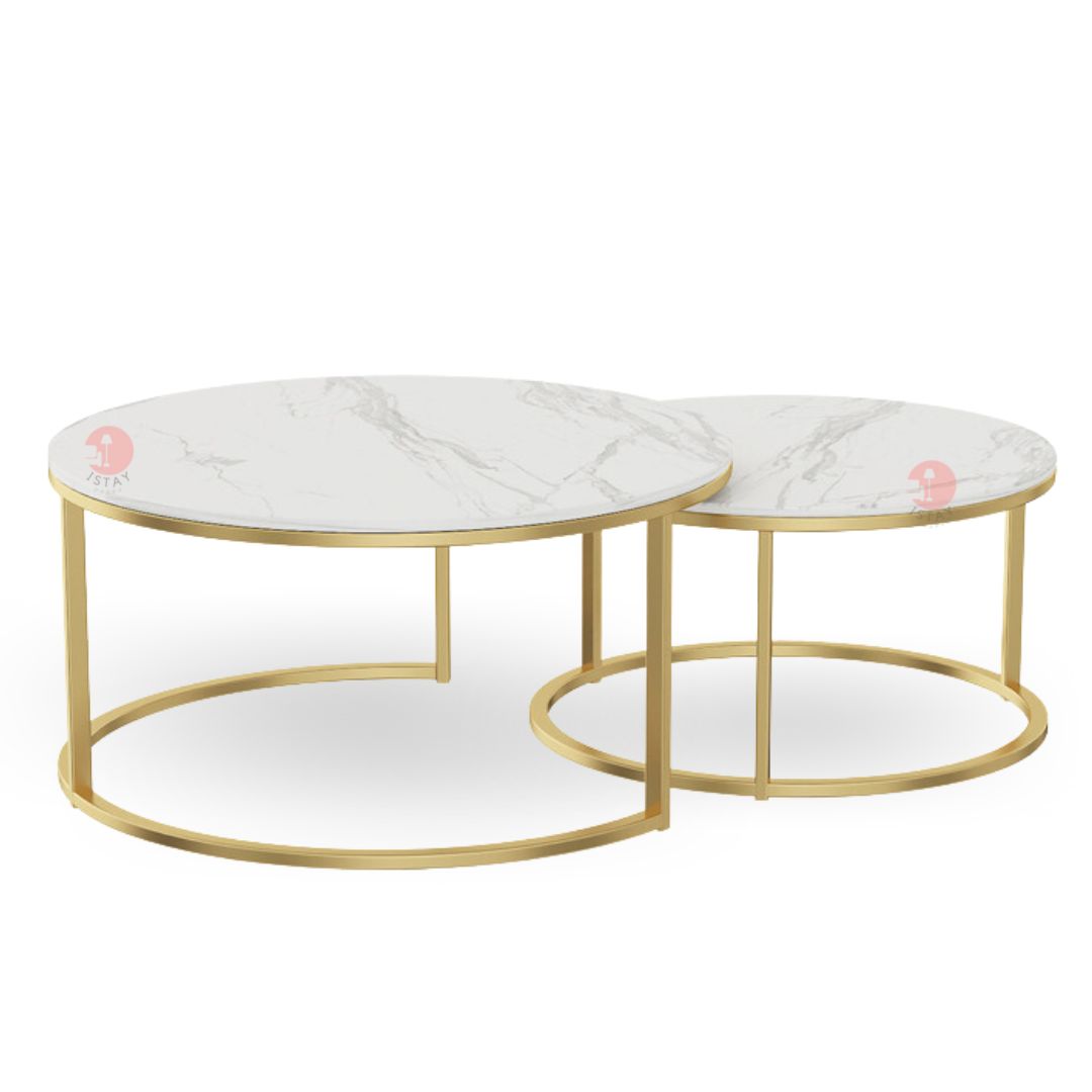 ชุดโต๊ะกลางหิน รุ่น ท็อปมาร์เบล