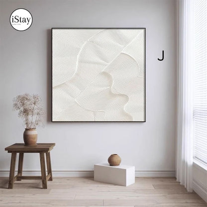ART002 | ภาพตกแต่งผนัง Canvas โทนเอิร์ธ – เลือกกรอบได้