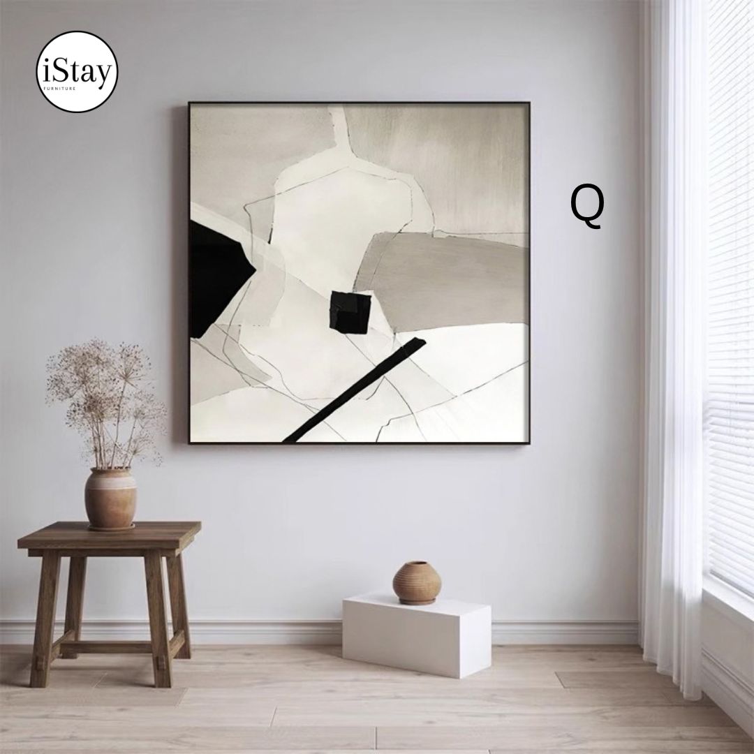ART002 | ภาพตกแต่งผนัง Canvas โทนเอิร์ธ – เลือกกรอบได้