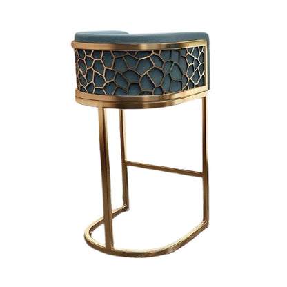 iStay Garnet modern high stool bar chair