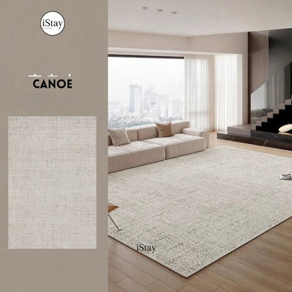 พรมห้องนั่งเล่น กันน้ำ เช็ดง่าย พนมโเดิร์นโทนเทา Breeze Walk Rug Collection | iStay