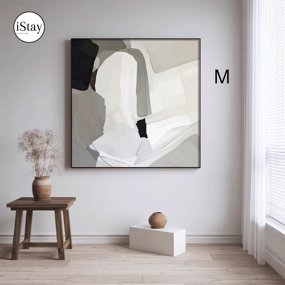ART002 | ภาพตกแต่งผนัง Canvas โทนเอิร์ธ – เลือกกรอบได้