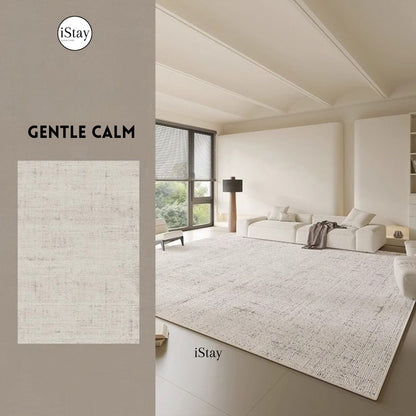 พรมห้องนั่งเล่น กันน้ำ เช็ดง่าย พนมโเดิร์นโทนเทา Breeze Walk Rug Collection | iStay