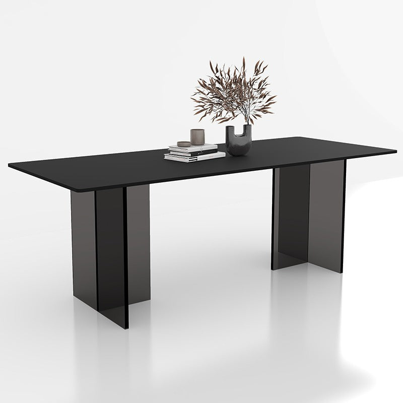 iStay Black Acrylic Crystal Dining Table