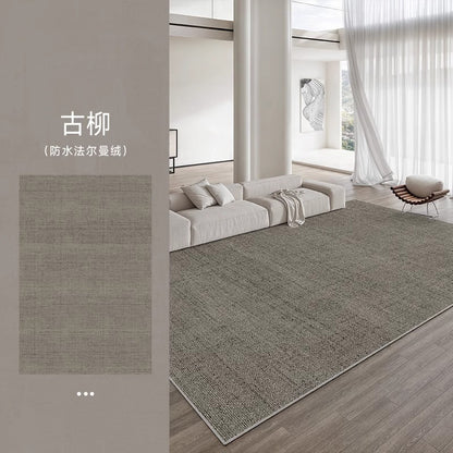 พรมห้องนั่งเล่น กันน้ำ เช็ดง่าย พนมโเดิร์นโทนเทา Breeze Walk Rug Collection | iStay