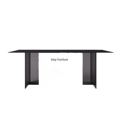 iStay Black Acrylic Crystal Dining Table