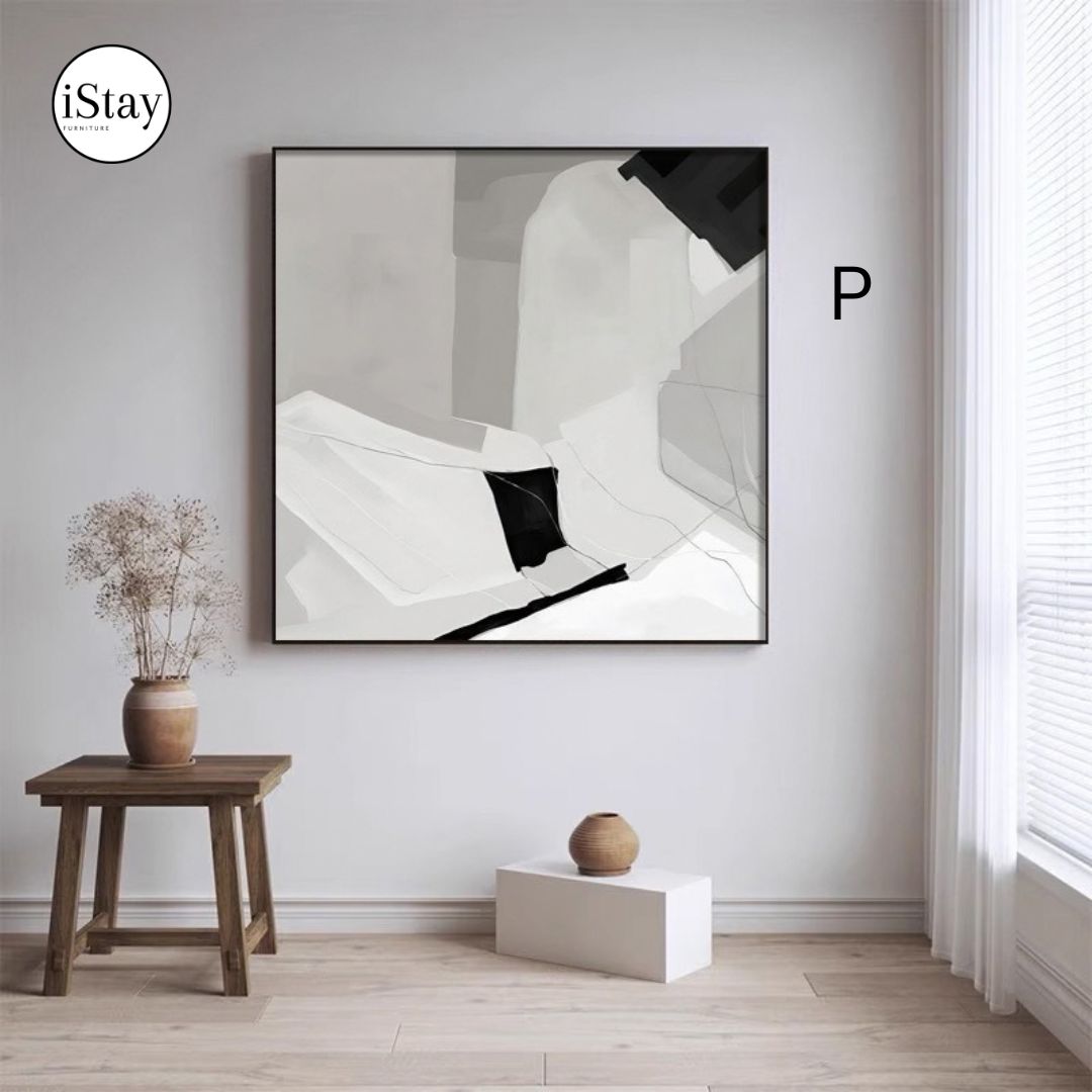 ART002 | ภาพตกแต่งผนัง Canvas โทนเอิร์ธ – เลือกกรอบได้