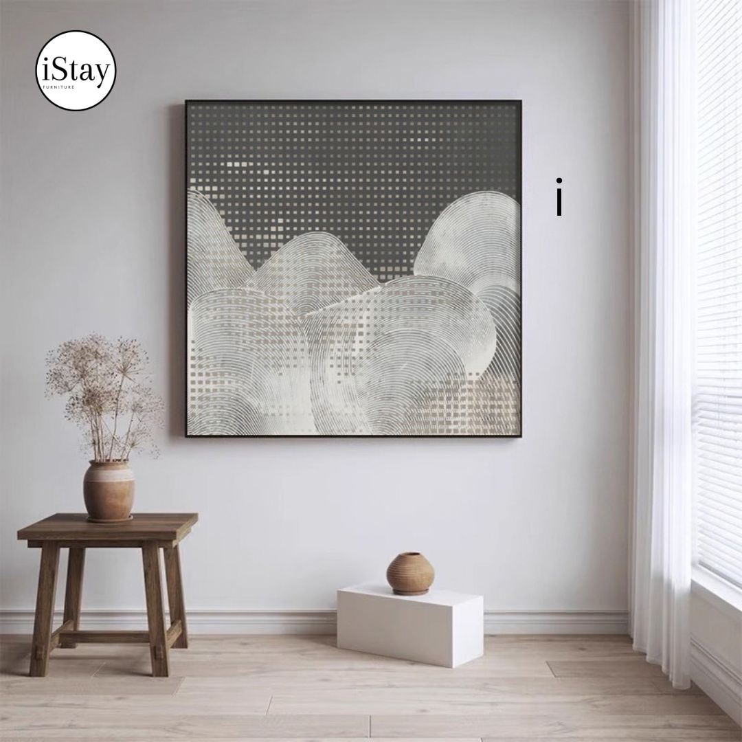 ART002 | ภาพตกแต่งผนัง Canvas โทนเอิร์ธ – เลือกกรอบได้