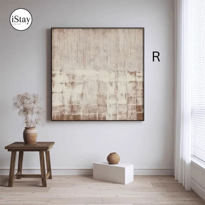 ART002 | ภาพตกแต่งผนัง Canvas โทนเอิร์ธ – เลือกกรอบได้