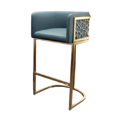 iStay Garnet modern high stool bar chair